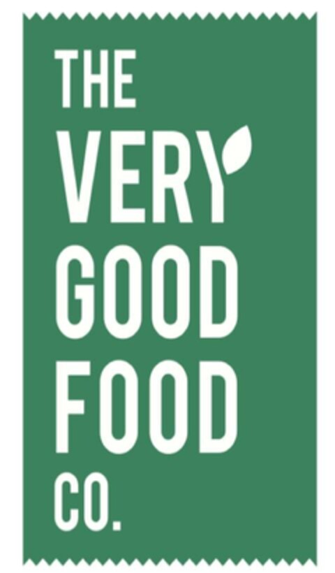 THE VERY GOOD FOOD CO. Logo (EUIPO, 24.10.2019)