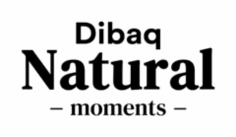 DIBAQ NATURAL MOMENTS Logo (EUIPO, 04/02/2020)