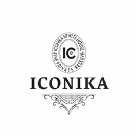 ICONIKA ICO SPIRITS HOUSE FINE PRIVATE RESERVE ICONIKA Logo (EUIPO, 15.08.2022)