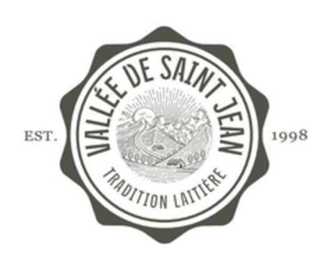 VALLÉE DE SAINT JEAN TRADITION LAITIÈRE EST. 1998 Logo (EUIPO, 15.12.2023)