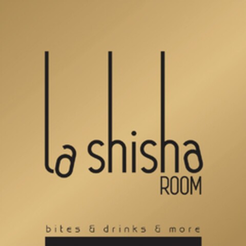 LA SHISHA ROOM bites & drinks & more Logo (EUIPO, 04/23/2024)