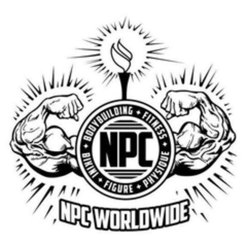 NPC BODYBUILDING FITNESS PHYSIQUE FIGURE BIKINI NPC WORLDWIDE Logo (EUIPO, 21.05.2024)