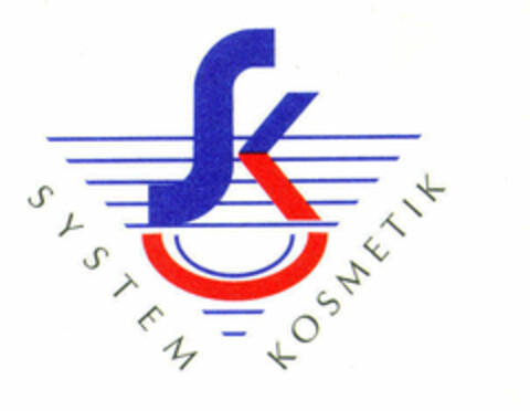 SK SYSTEM KOSMETIK Logo (EUIPO, 01.04.1996)