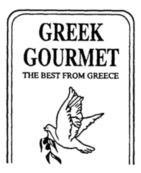 GREEK GOURMET THE BEST FROM GREECE Logo (EUIPO, 02/12/1998)