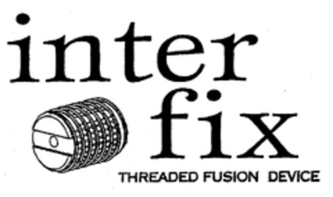 inter fix THREADED FUSION DEVICE Logo (EUIPO, 03.06.1999)