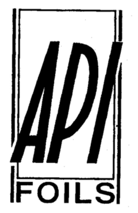 API FOILS Logo (EUIPO, 07/15/1999)