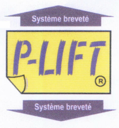 P-LIFT Système breveté Logo (EUIPO, 04/11/2001)