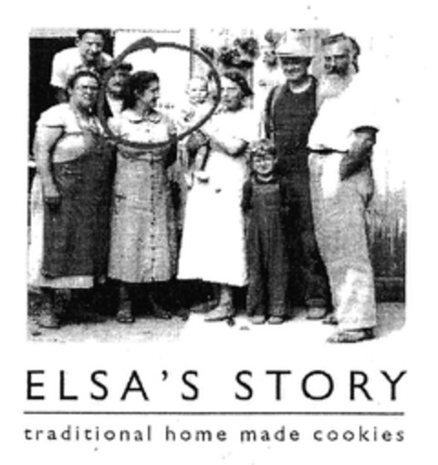 ELSA'S STORY tradicional home made cookies Logo (EUIPO, 28.02.2003)