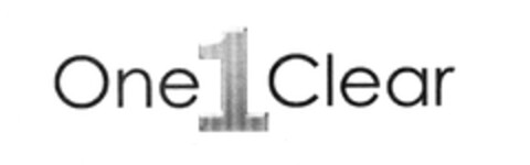 One 1 Clear Logo (EUIPO, 09.12.2004)