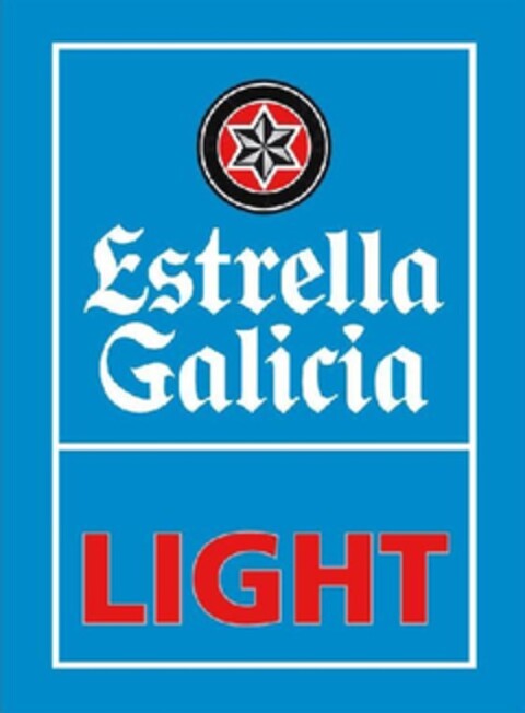 Estrella Galicia LIGHT Logo (EUIPO, 03/25/2009)