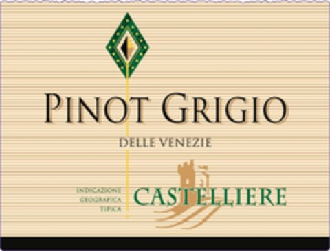 CASTELLIERE Pinot Grigio delle Venezie Logo (EUIPO, 03.01.2011)