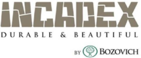 INCADEX DURABLE & BEAUTIFUL BY BOZOVICH Logo (EUIPO, 04.04.2012)