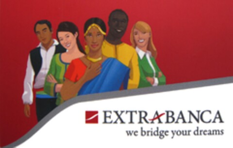 EXTRABANCA WE BRIDGE YOUR DREAMS Logo (EUIPO, 23.04.2013)