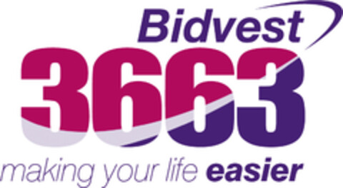 Bidvest 3663 making life easier Logo (EUIPO, 11.12.2013)