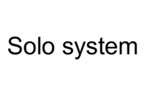 Solo system Logo (EUIPO, 03.10.2016)