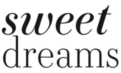 sweet dreams Logo (EUIPO, 01/10/2017)