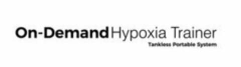 On Demand Hypoxia Trainer Tankless Portable System Logo (EUIPO, 05.09.2017)