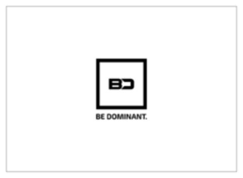 BE DOMINANT Logo (EUIPO, 12.07.2018)