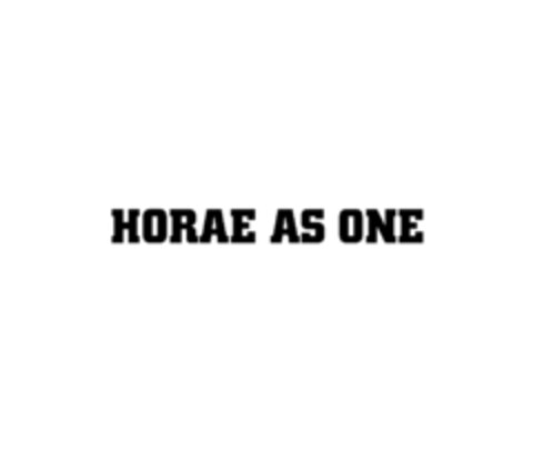 HORAE AS ONE Logo (EUIPO, 23.07.2019)