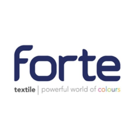 forte textile powerful world of colours Logo (EUIPO, 08.02.2023)