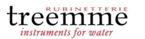 RUBINETTERIE treemme instruments for water Logo (EUIPO, 03.06.2024)