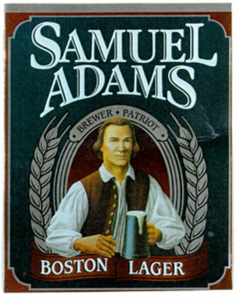 SAMUEL ADAMS BOSTON LAGER Logo (EUIPO, 04/30/1996)