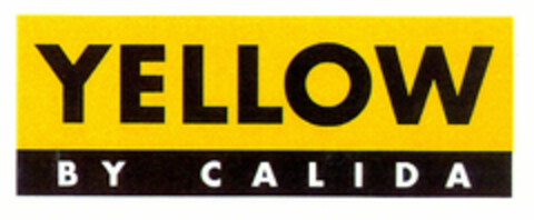 YELLOW BY CALIDA Logo (EUIPO, 06.04.1998)