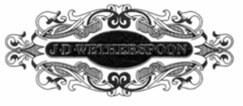 J D WETHERSPOON Logo (EUIPO, 17.11.1998)