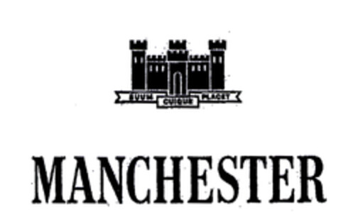 MANCHESTER SUUM CUIQUE PLACET Logo (EUIPO, 09.09.2002)