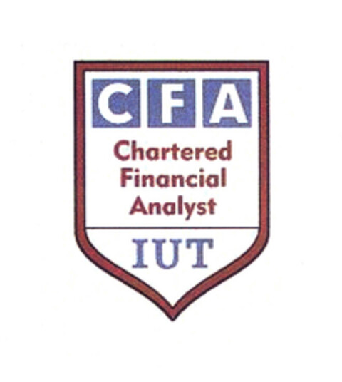 CFA Chartered Financial Analyst IUT Logo (EUIPO, 03/30/2007)