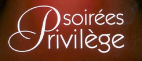 soirées Privilège Logo (EUIPO, 10/13/2009)