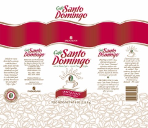 CAFÉ SANTO DOMINGO INDUBAN Logo (EUIPO, 04/27/2012)
