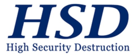 HSD High Security Destruction Logo (EUIPO, 07.06.2013)