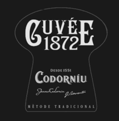 CUVÉE 1872 CODORNÍU Logo (EUIPO, 18.12.2013)