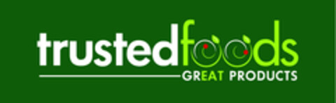 TRUSTED FOODS GREAT PRODUCTS Logo (EUIPO, 27.11.2014)