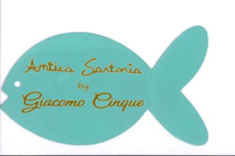 ANTICA SARTORIA BY GIACOMO CINQUE Logo (EUIPO, 09.06.2015)