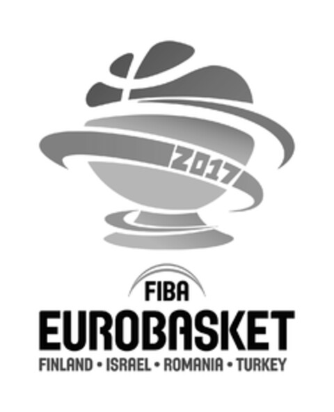 2017 FIBA EUROBASKET FINLAND ISRAEL ROMANIA TURKEY Logo (EUIPO, 23.05.2016)