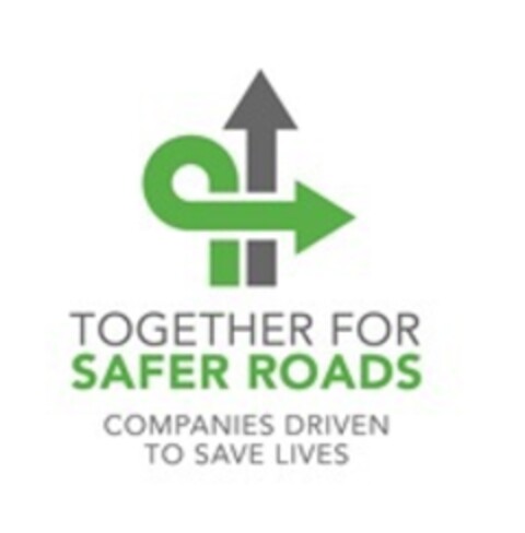 TOGETHER FOR SAFER ROADS COMPANIES DRIVEN TO SAVE LIVES Logo (EUIPO, 04.04.2017)