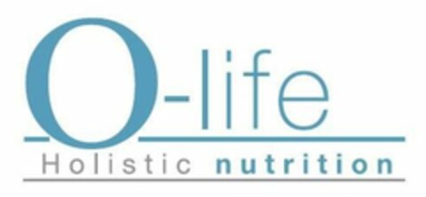 O-LIFE HOLISTIC NUTRITION Logo (EUIPO, 17.05.2017)