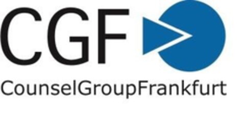 CGF CounselGroupFrankfurt Logo (EUIPO, 03/13/2020)