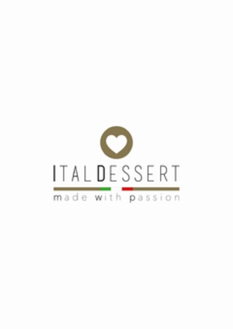 ITALDESSERT made with passion Logo (EUIPO, 20.03.2020)