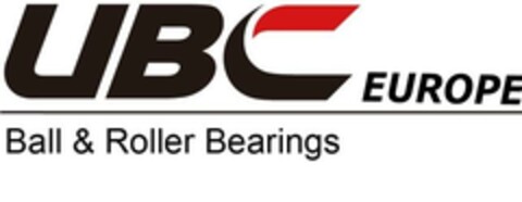 UBC EUROPE Ball & Roller Bearings Logo (EUIPO, 08/23/2023)