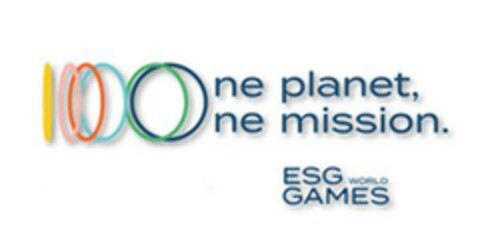 ONE PLANET ONE MISSION ESG WORLD GAMES Logo (EUIPO, 03/15/2024)