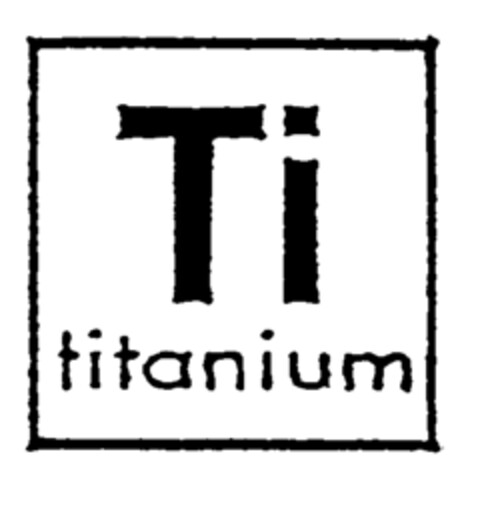 Ti titanium Logo (EUIPO, 13.06.1996)