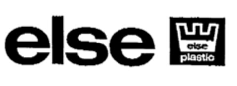 else else plastic Logo (EUIPO, 08.10.1996)