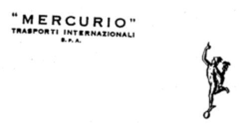 "MERCURIO" TRASPORTI INTERNAZIONALI S.P.A. Logo (EUIPO, 10/08/1996)