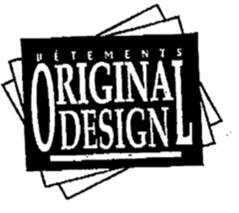 VÊTEMENTS ORIGINAL DESIGN Logo (EUIPO, 26.08.1997)