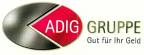 ADIG GRUPPE Gut für Ihr Geld Logo (EUIPO, 19.08.1998)
