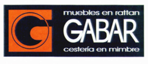 muebles en rattan GABAR cestería en mimbre Logo (EUIPO, 04.10.2000)