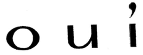 ouí Logo (EUIPO, 09.09.2003)